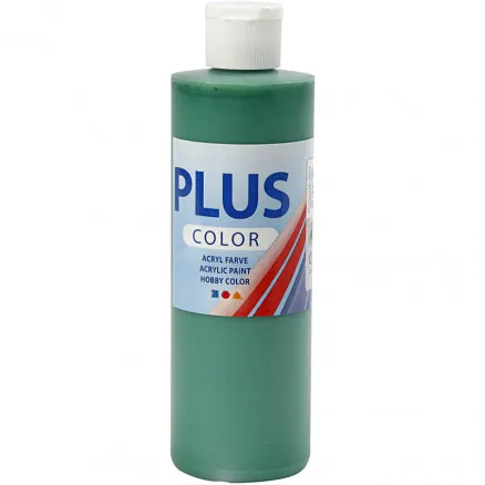 Plus Color harrastusmaali, kirkkaanvihreä, 250 ml/1 fl.